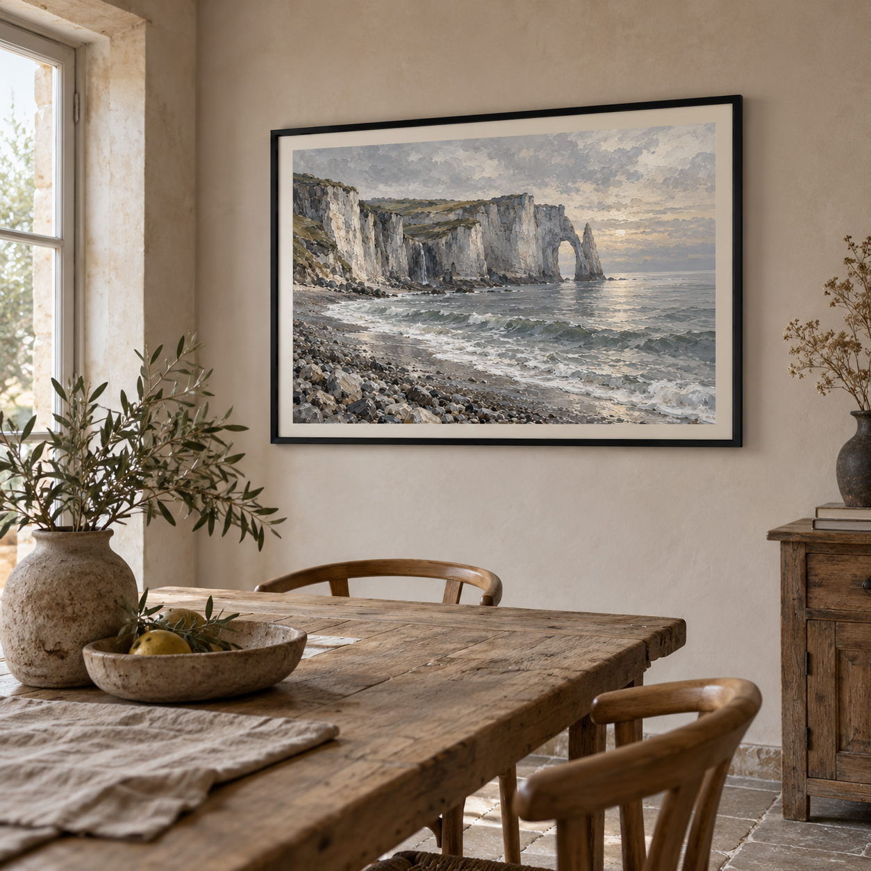 Normandy Chalk Coast horizontal poster lifestyle
