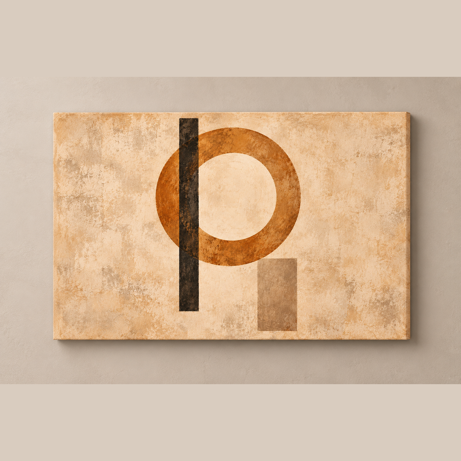 Orbit in Ochre horizontal canvas standalone mockup