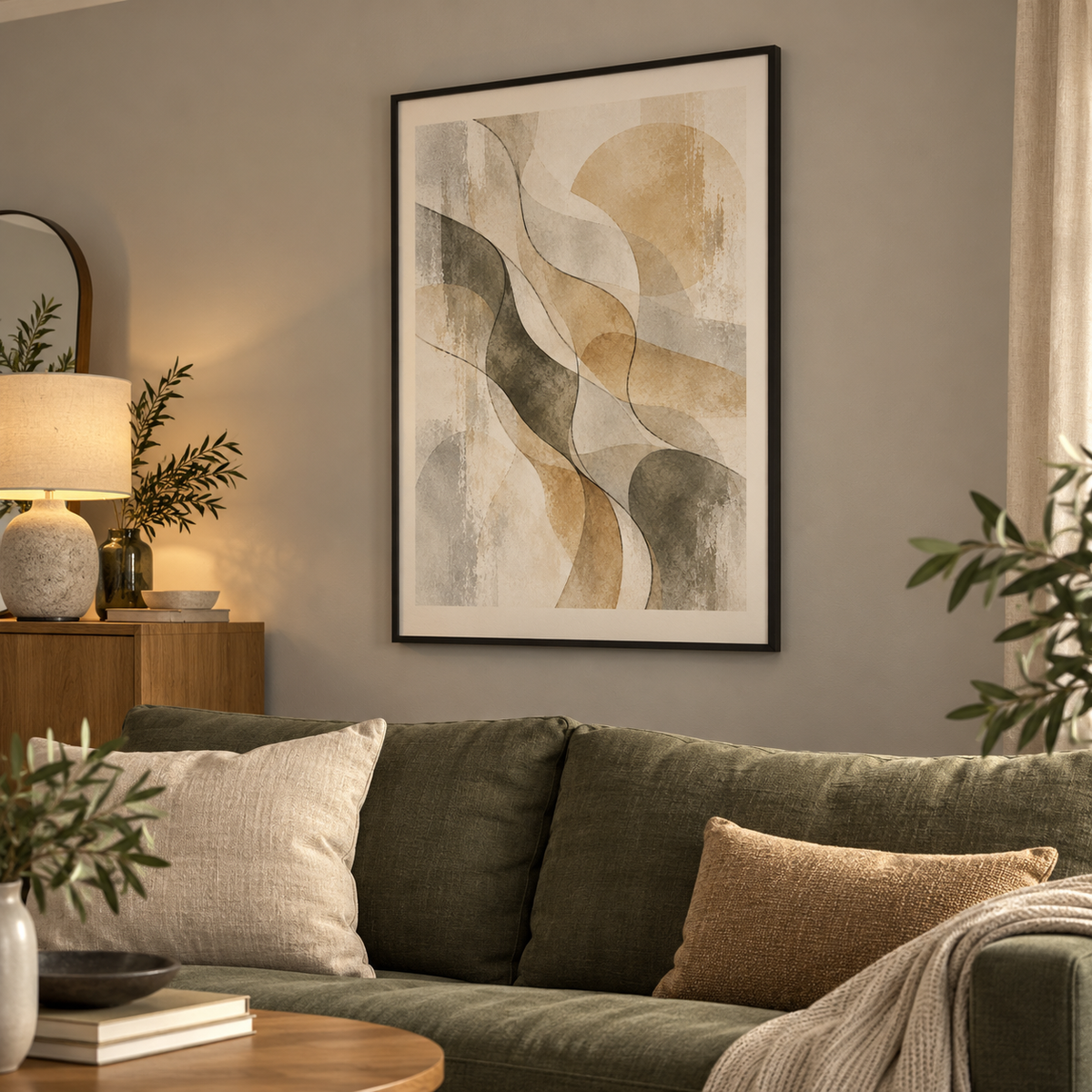 Organic Earth Forms - Kunstdruck