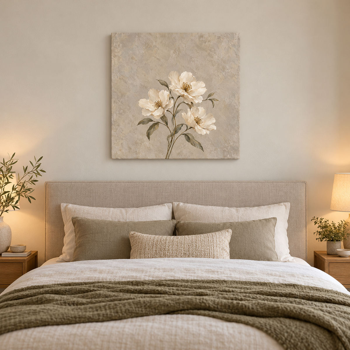 Petals in Limestone - Lienzo