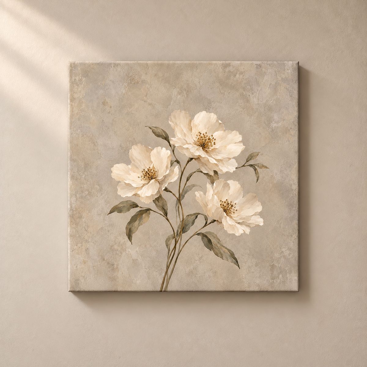 Petals in Limestone - Lienzo