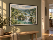 Plitvice Still Waters horizontal poster lifestyle