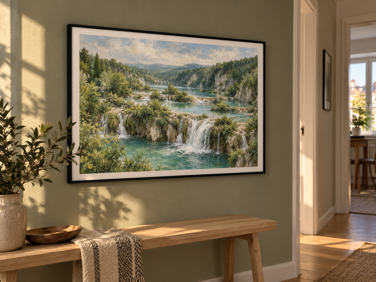 Plitvice Still Waters - Póster decorativo