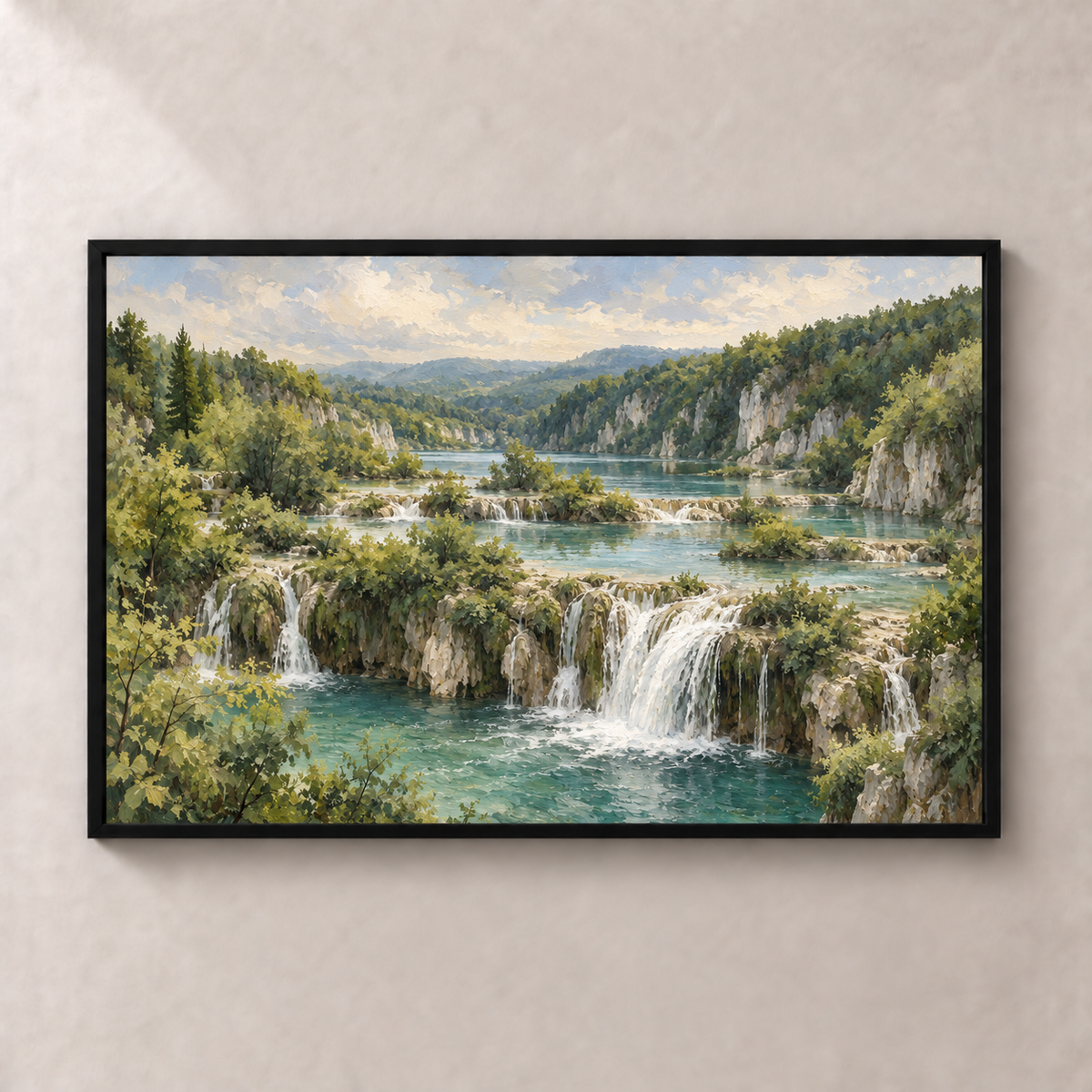 Plitvice Still Waters - Póster decorativo
