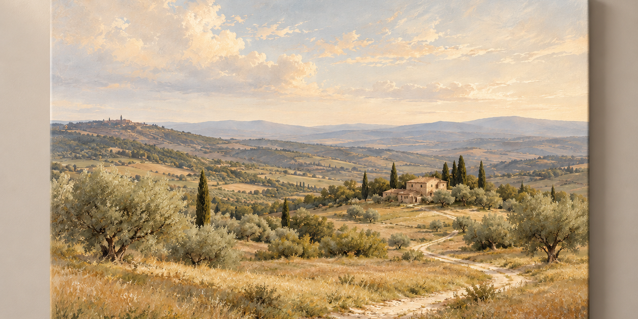 Provence in Soft Light horizontal canvas standalone