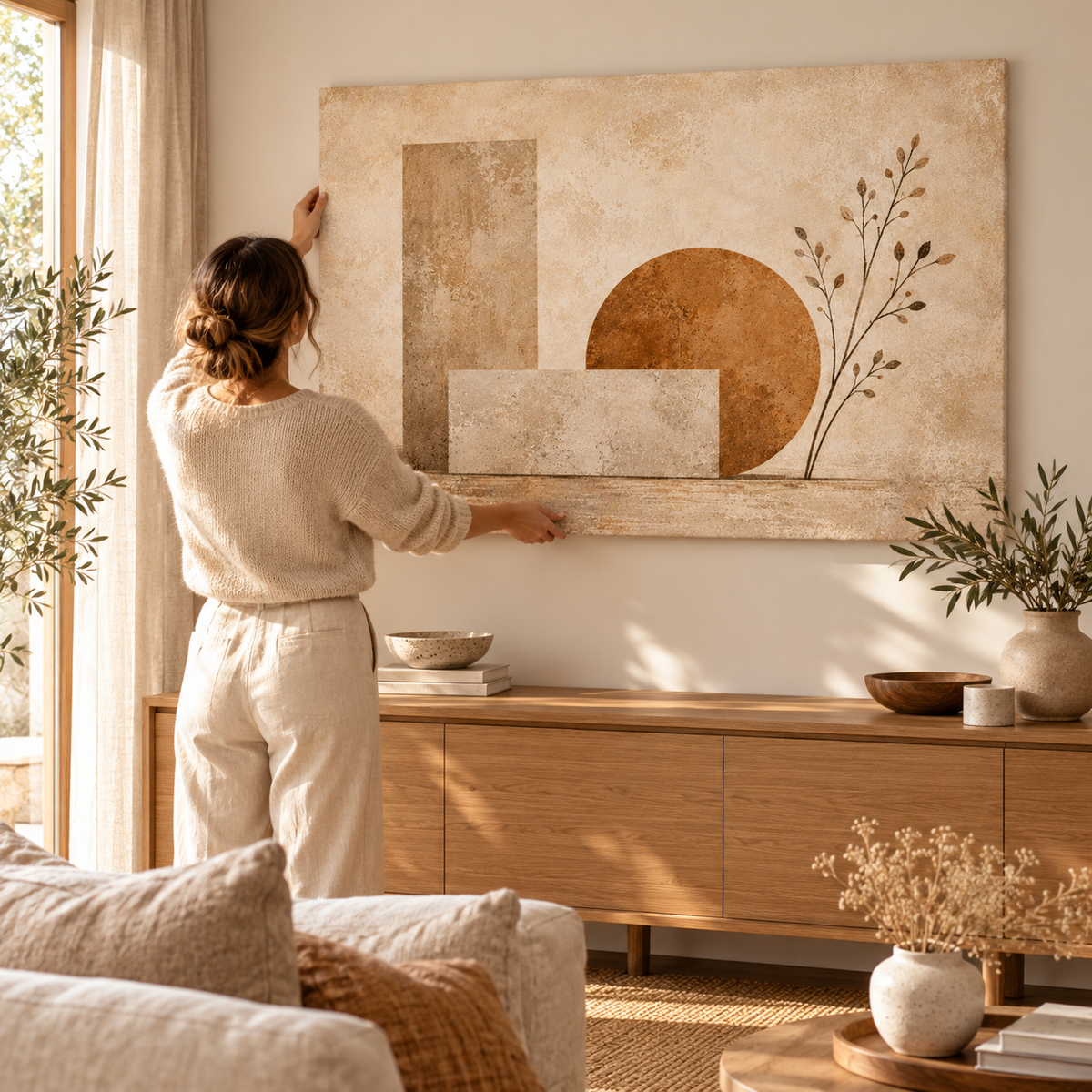 Quiet Ochre - Canvas