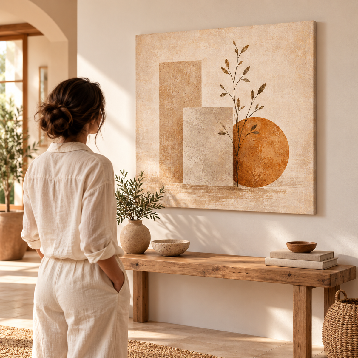 Quiet Ochre - Canvas