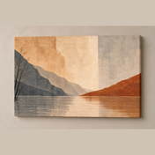 Quiet Reflection No. 2 horizontal canvas standalone mockup