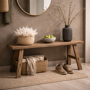 Zen artisan handmade bench