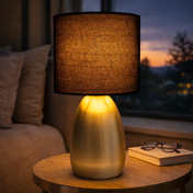 Aurum gold black table lamp