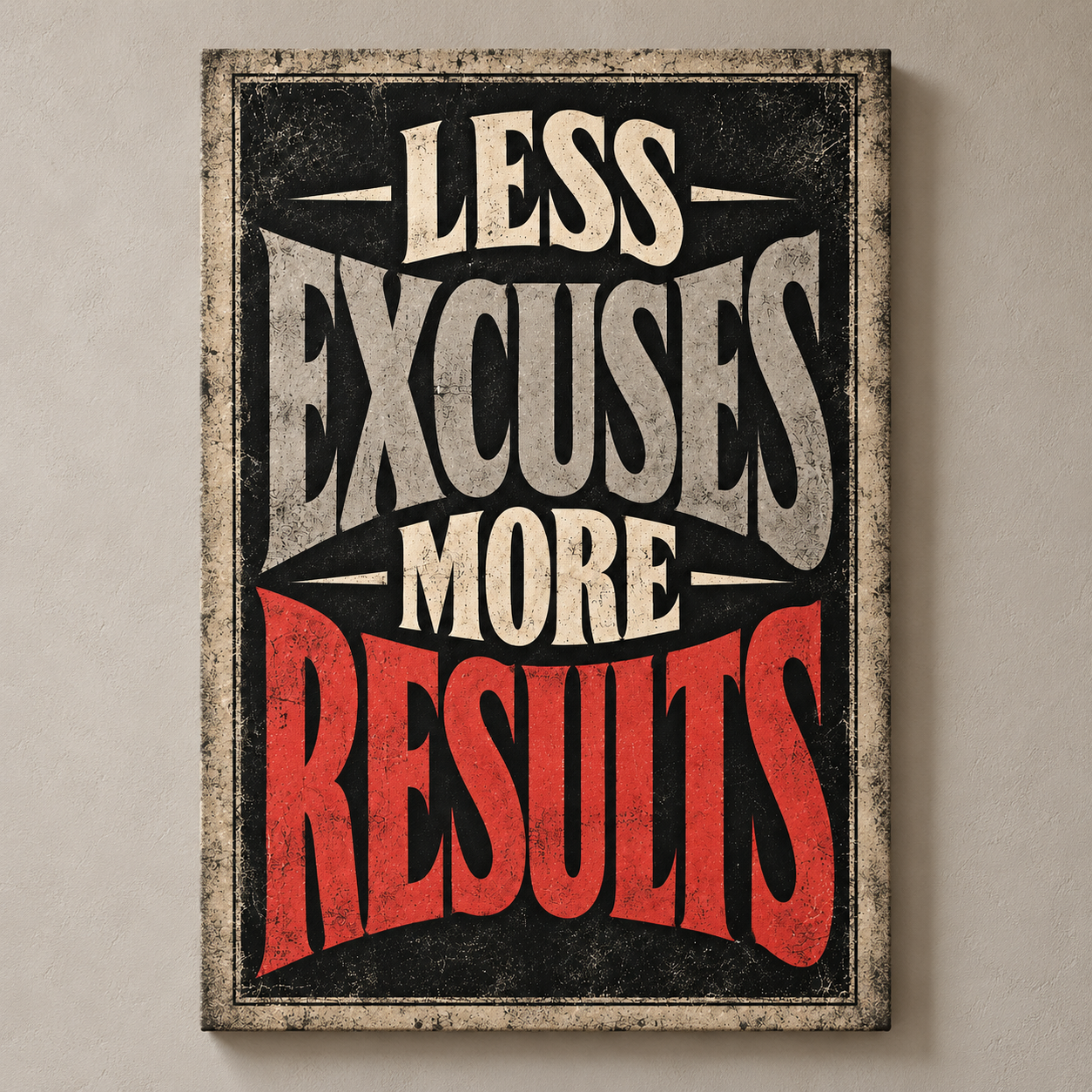 Less Excuses