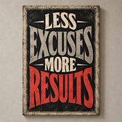 Less Excuses