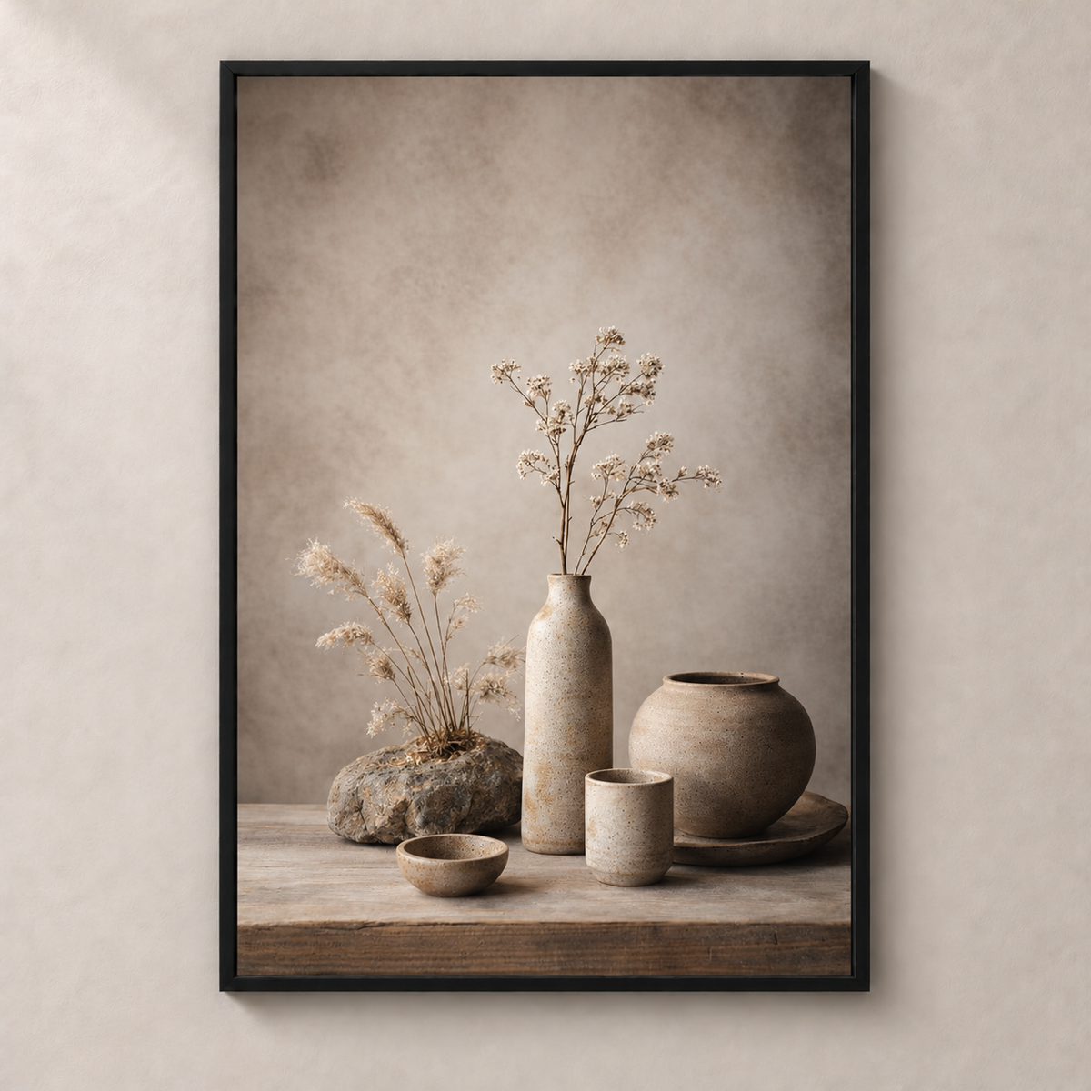 Rustic Nordic Zen - Poster