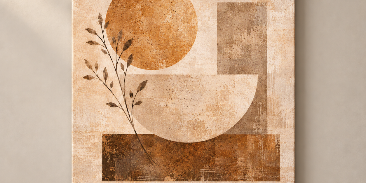 Soft Geometry square canvas standalone