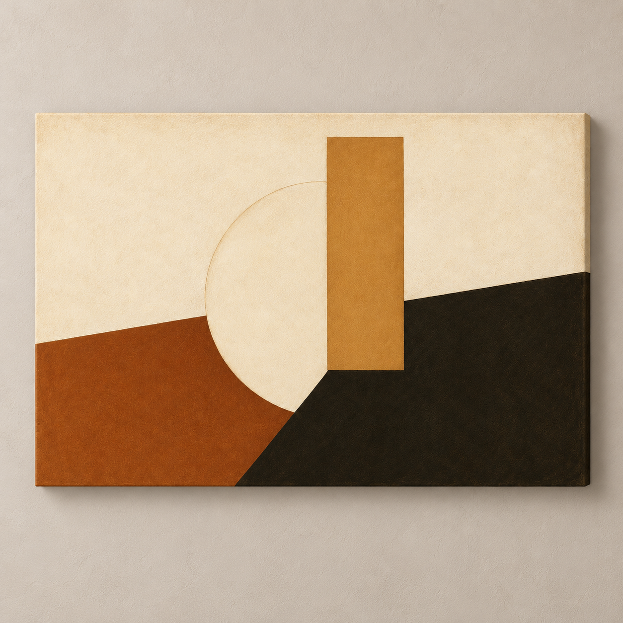 Soft Sun horizontal canvas standalone mockup
