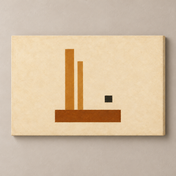 Soft Sun Still Interval horizontal canvas standalone mockup