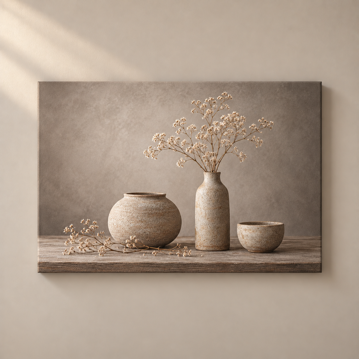 Stillness in Clay - Canvas