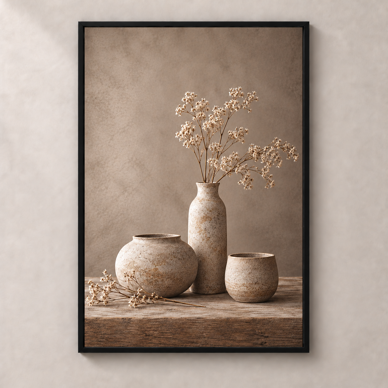 Stillness in Clay portrait poster standalone