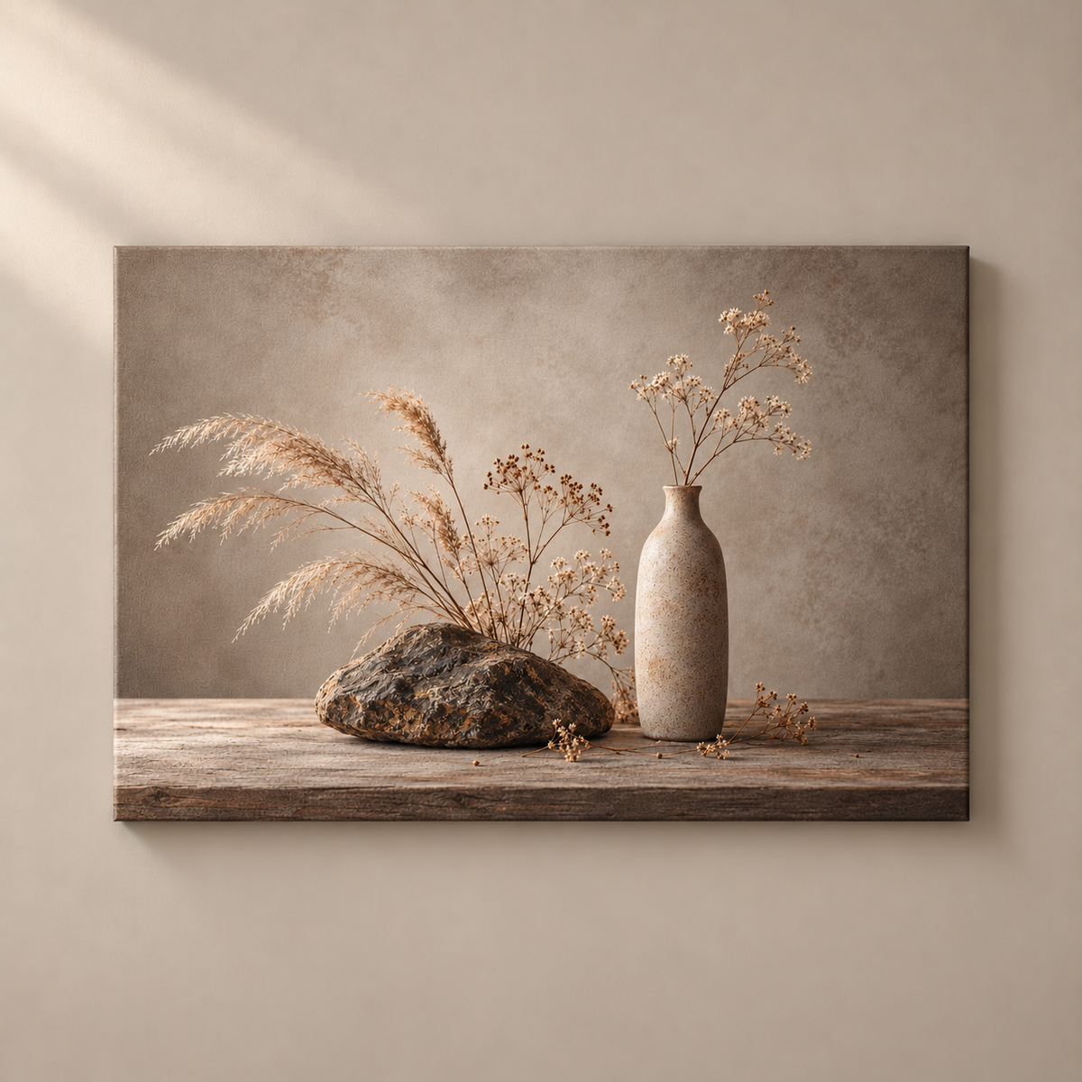 Stone and Stem - Canvas