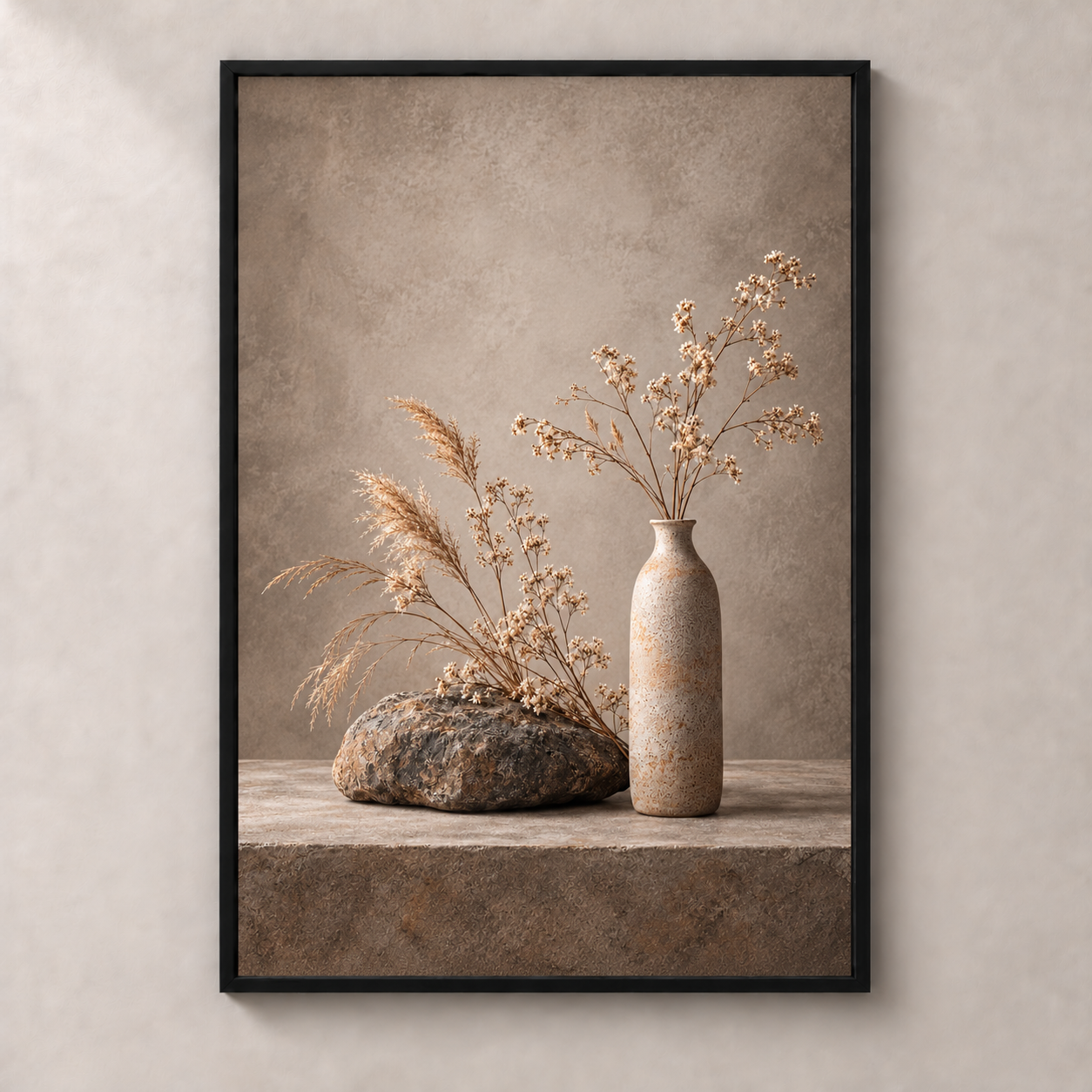 Stone and Stem portrait poster standalone
