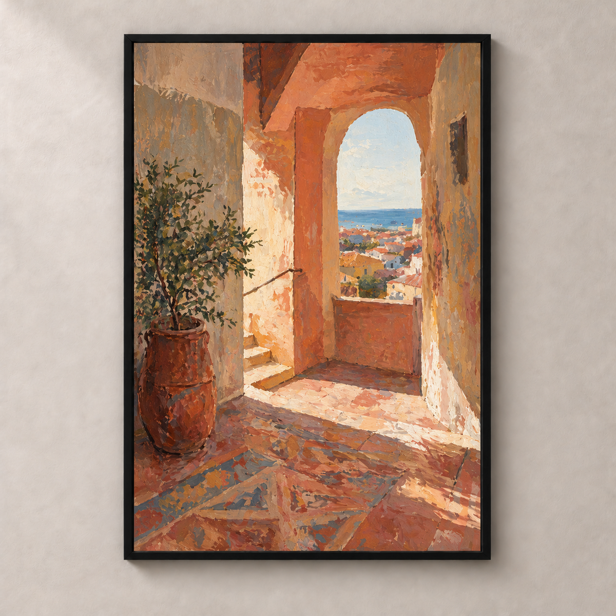 Warm Coastal Passage - Poster