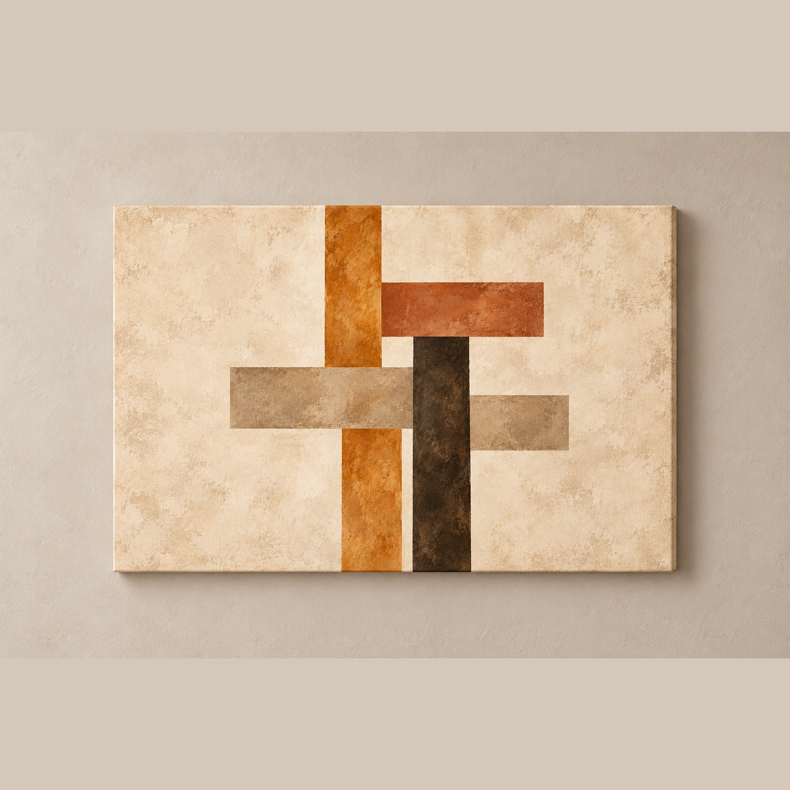 Woven Earth horizontal canvas standalone mockup