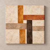 woven earth square canvas mockup